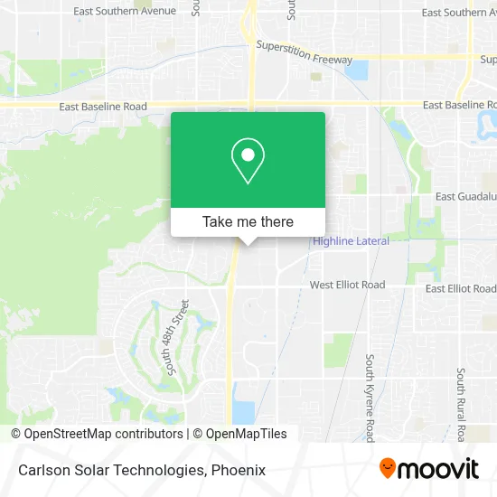 Carlson Solar Technologies map