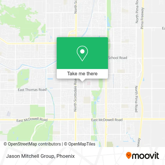 Jason Mitchell Group map