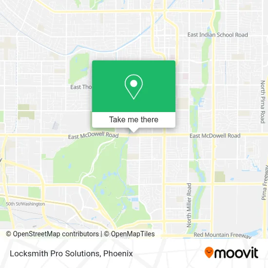 Locksmith Pro Solutions map
