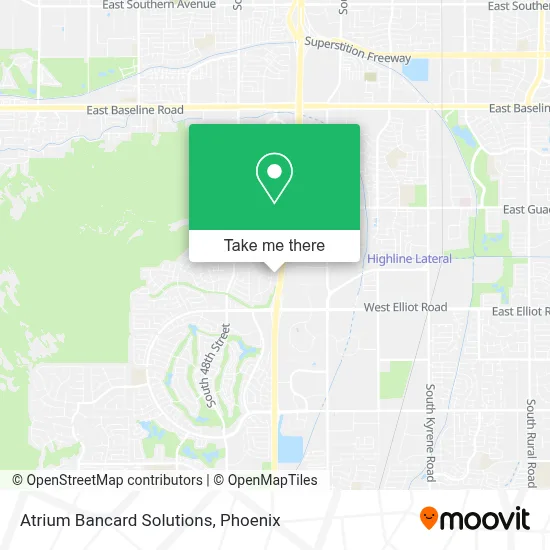Atrium Bancard Solutions map