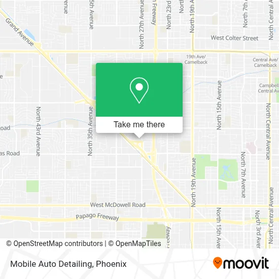 Mobile Auto Detailing map