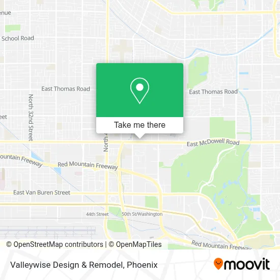 Valleywise Design & Remodel map