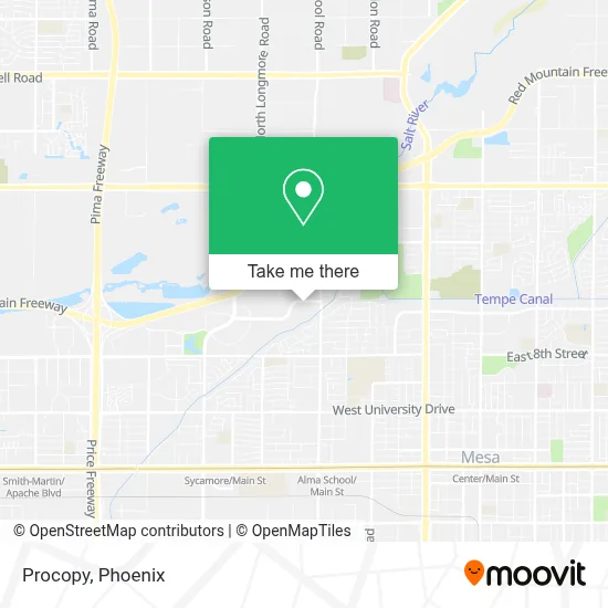 Procopy map