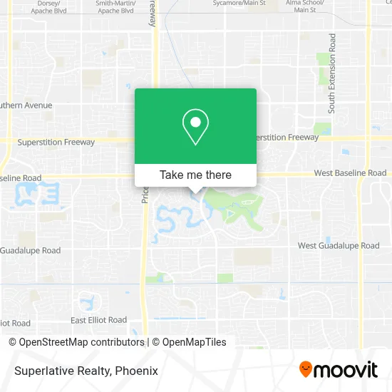 Superlative Realty map