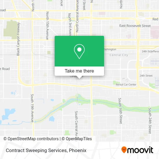 Contract Sweeping Services map