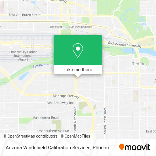 Arizona Windshield Calibration Services map