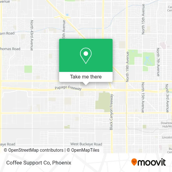 Coffee Support Co map