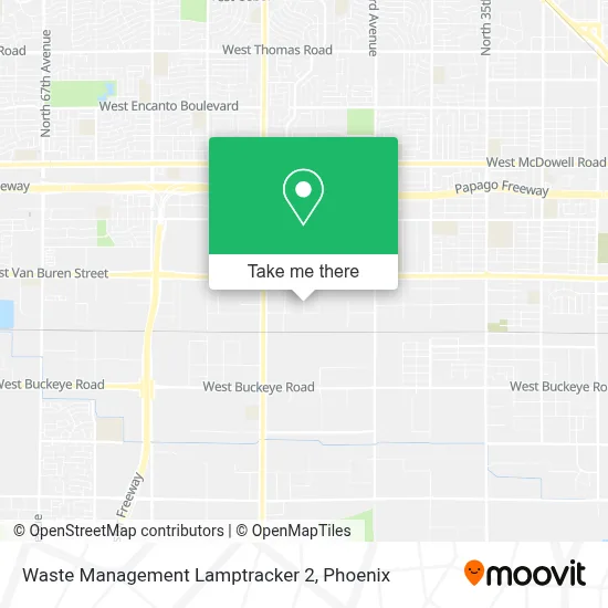 Waste Management Lamptracker 2 map