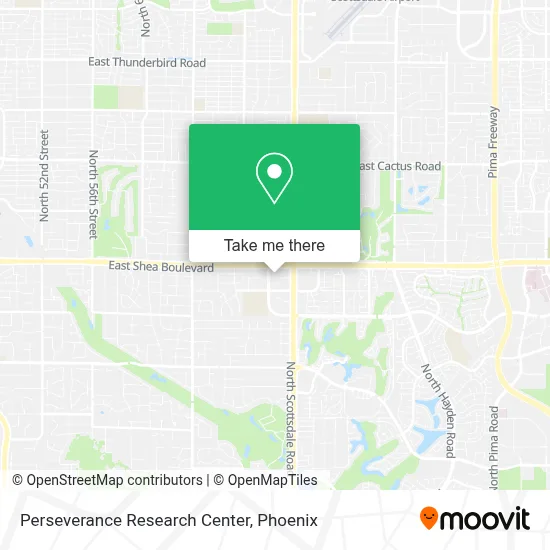 Perseverance Research Center map