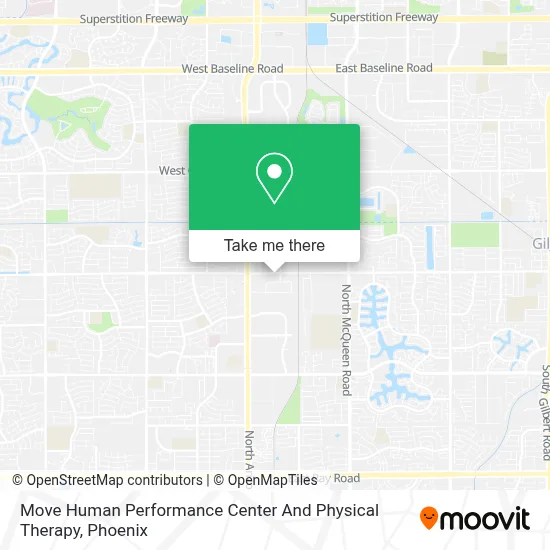 Move Human Performance Center And Physical Therapy map