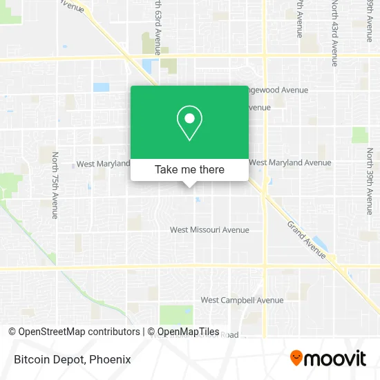 Bitcoin Depot map