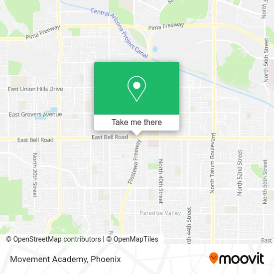 Movement Academy map