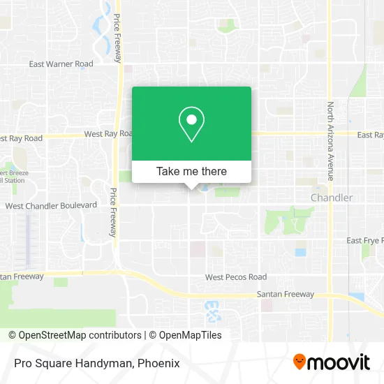 Pro Square Handyman map