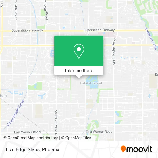 Live Edge Slabs map