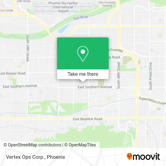Vertex Ops Corp. map