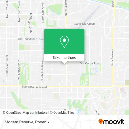Modera Reserve map