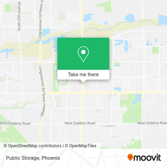 Public Storage map