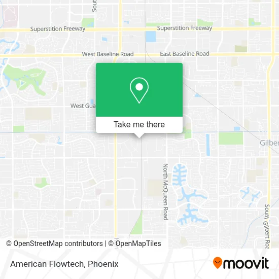 American Flowtech map