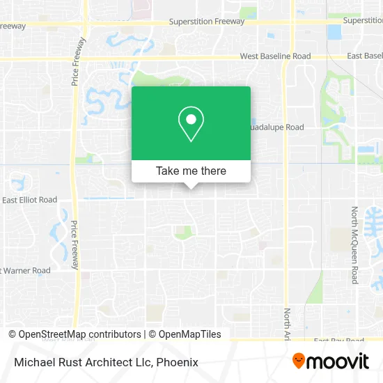 Michael Rust Architect Llc map