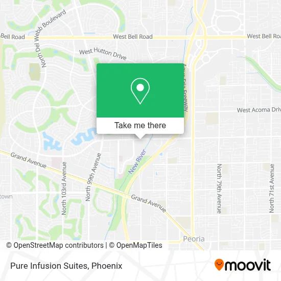 Pure Infusion Suites map