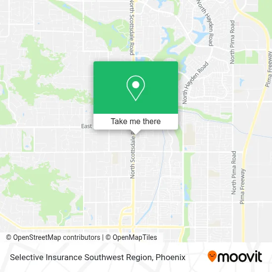 Selective Insurance Southwest Region map