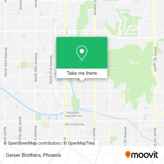 Geiser Brothers map