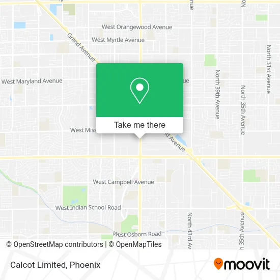 Calcot Limited map