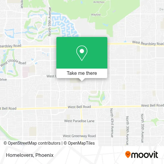 Homelovers map