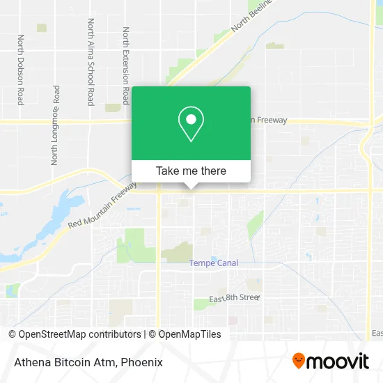 Athena Bitcoin Atm map