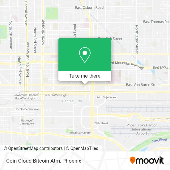 Coin Cloud Bitcoin Atm map