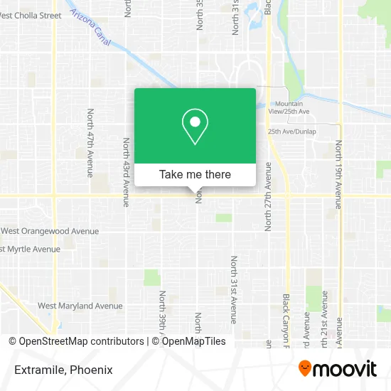 Extramile map