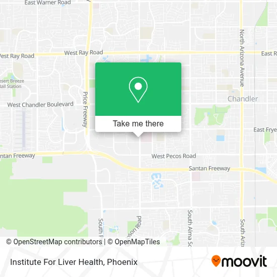 Institute For Liver Health map