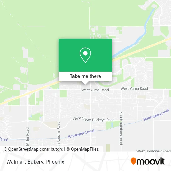 Walmart Bakery map