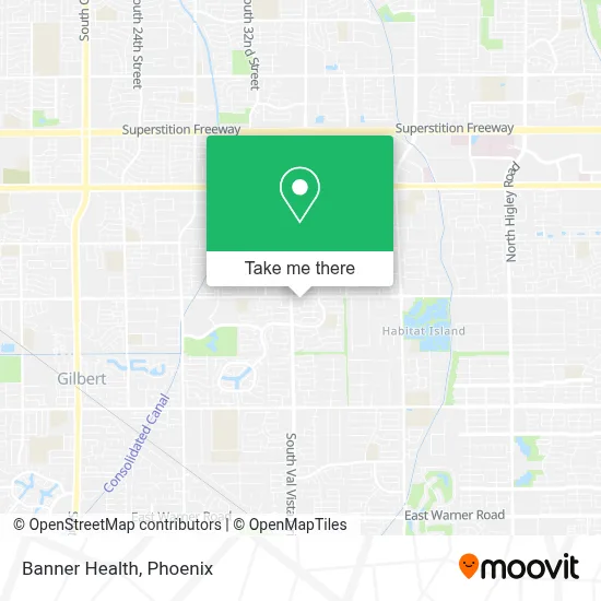 Banner Health map
