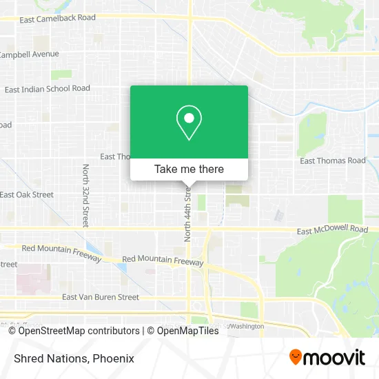 Shred Nations map