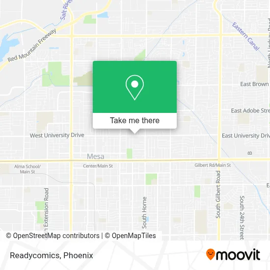 Readycomics map