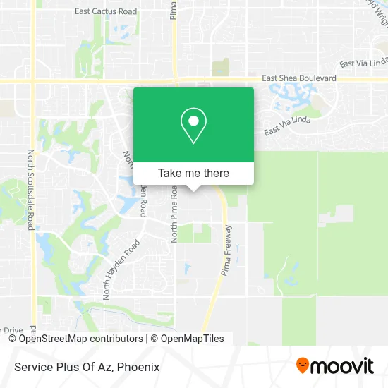 Service Plus Of Az map