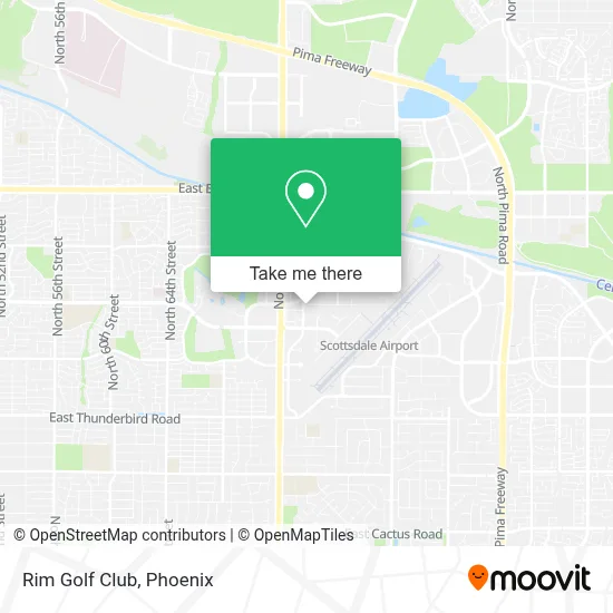 Rim Golf Club map