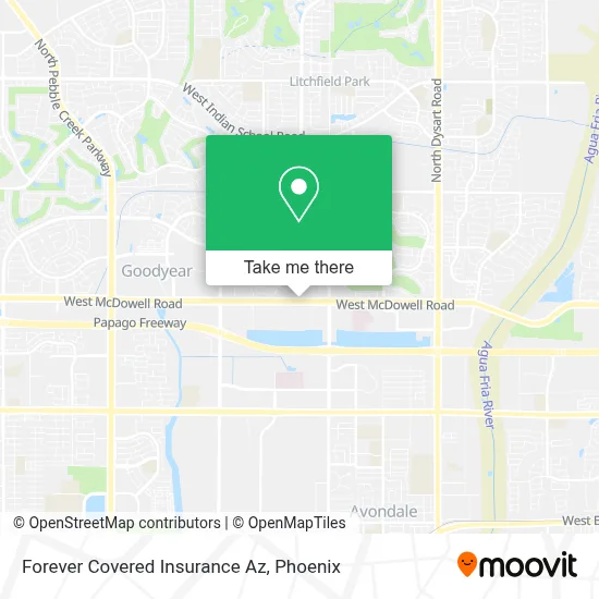 Forever Covered Insurance Az map