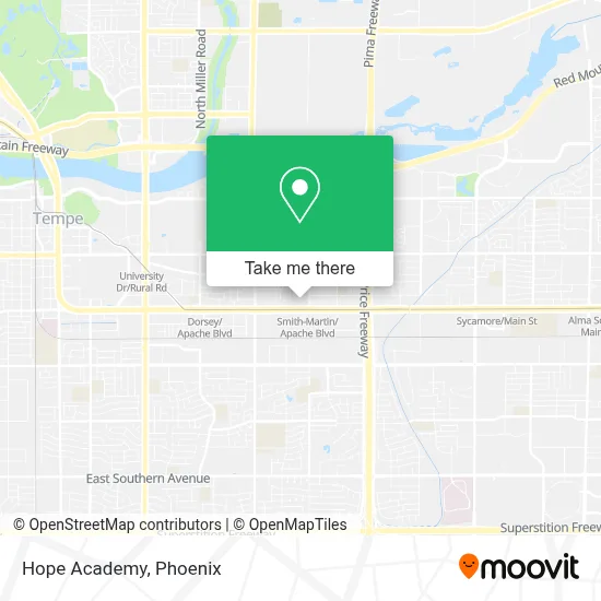 Hope Academy map