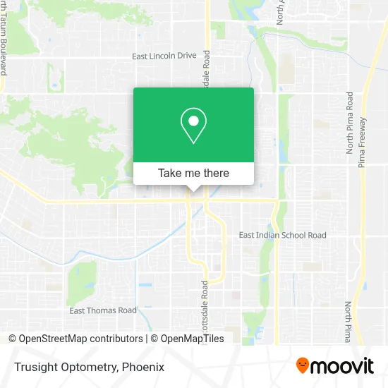 Trusight Optometry map