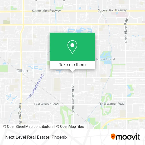 Next Level Real Estate map