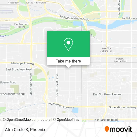Atm Circle K map