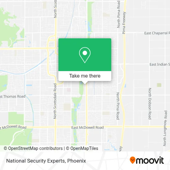 National Security Experts map