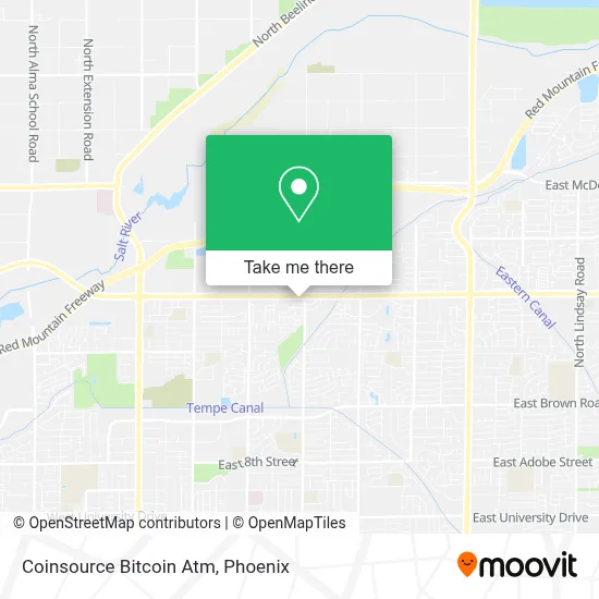 Coinsource Bitcoin Atm map