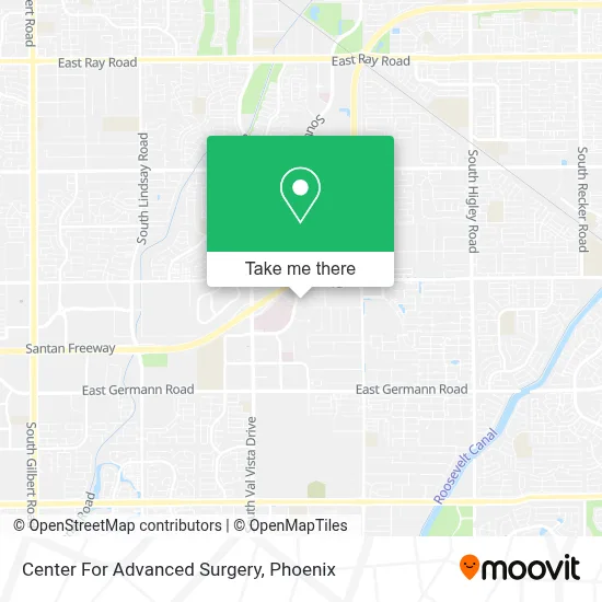 Center For Advanced Surgery map