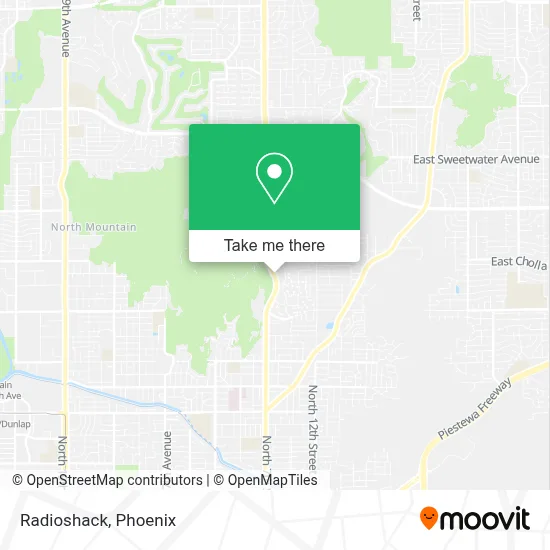 Radioshack map
