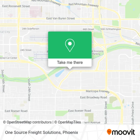 One Source Freight Solutions map