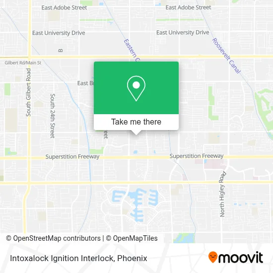 Intoxalock Ignition Interlock map