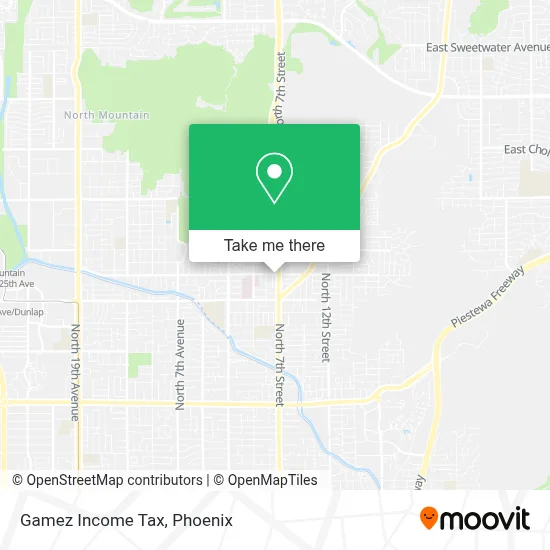 Gamez Income Tax map